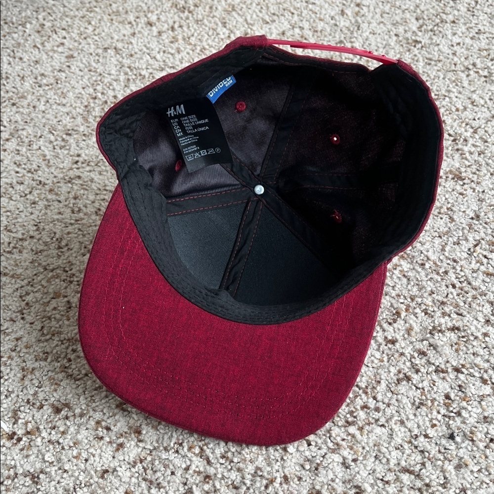 H&M Dark Red Cap - Picture 3 of 5
